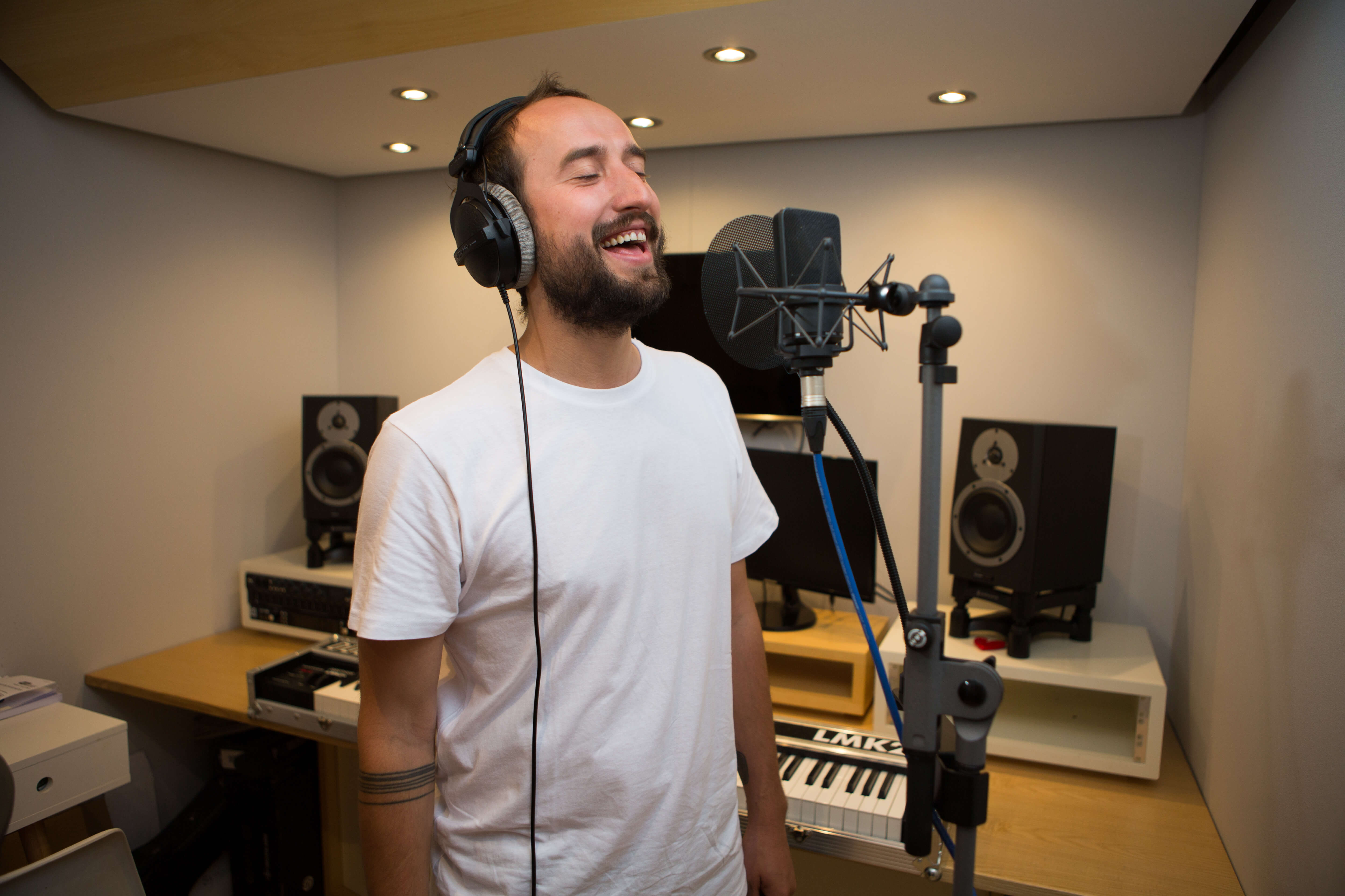 Recording Vocals at Larp Music Studios