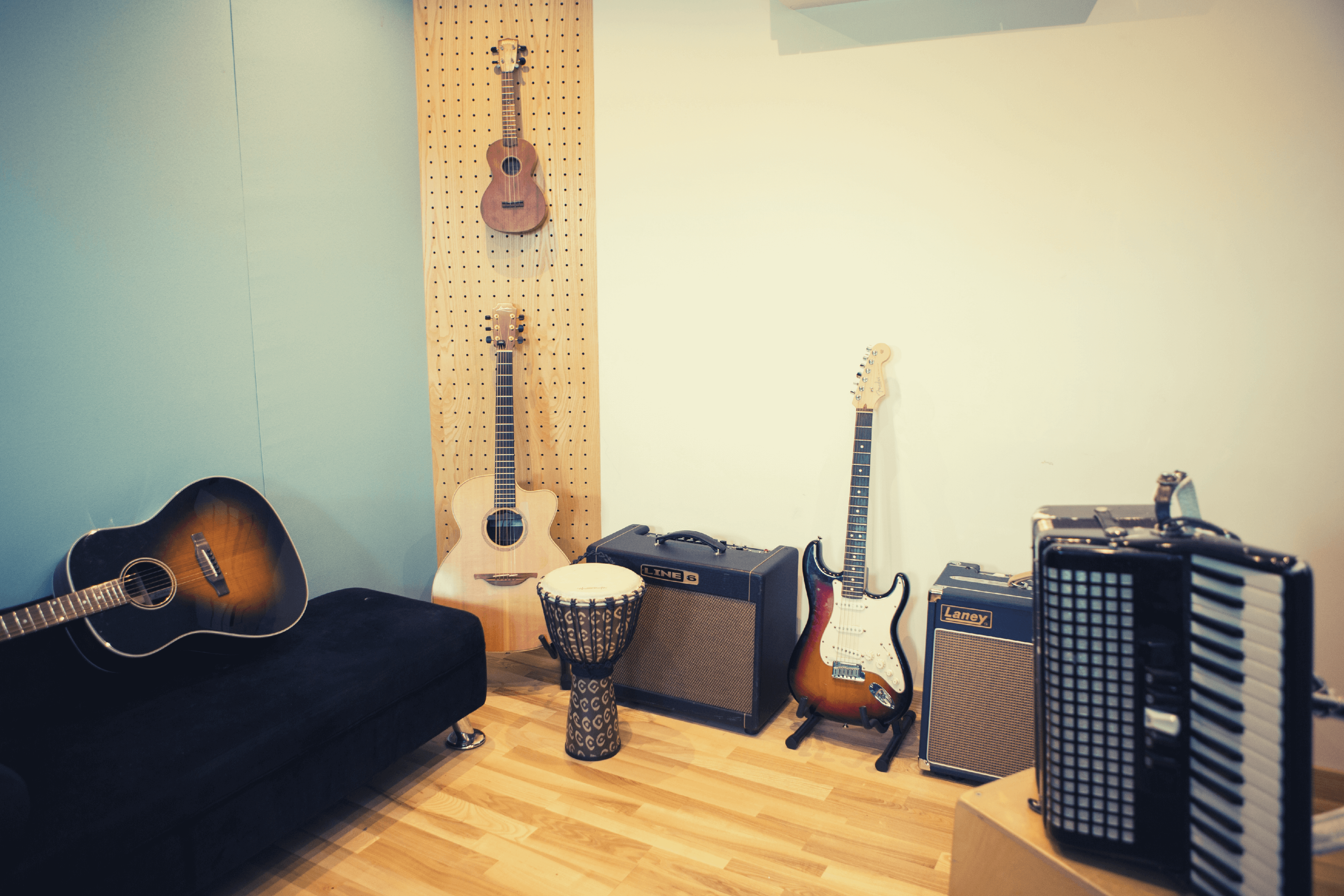 Larp Recording Studio North London - Live Room and Amp Room
